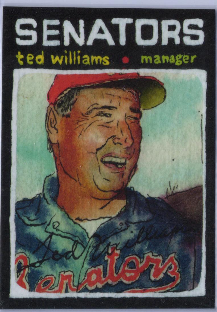 Ted Williams [Topps Logo Laminate] #97