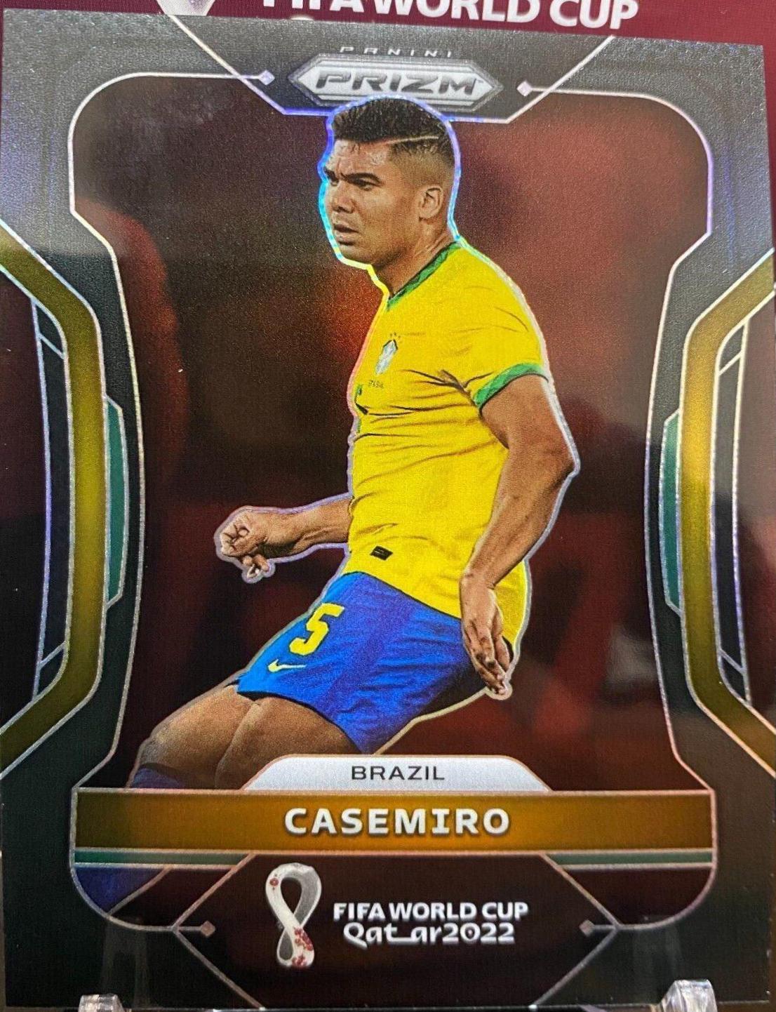 Casemiro #28 Soccer Cards 2022 Panini Prizm World Cup
