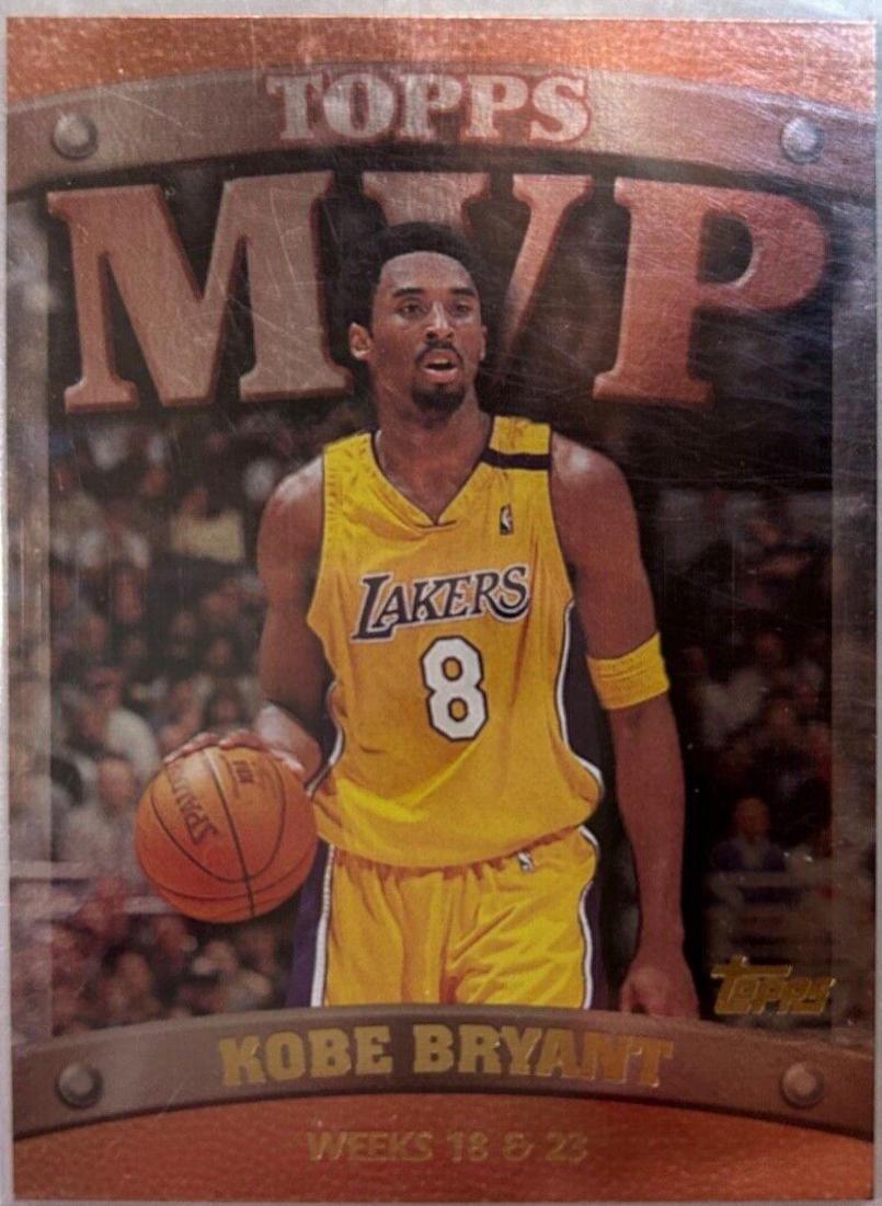 Kobe Bryant #MVP10 Basketball Cards 2000 Topps MVP Promotion-Unredeemed