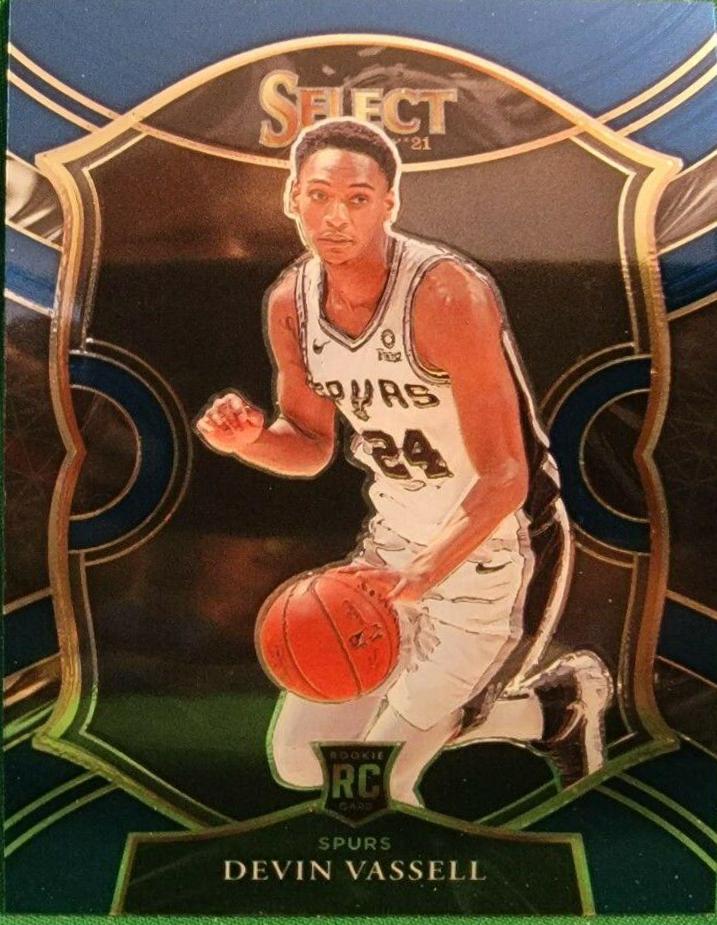 Devin Vassell #71 Basketball Cards 2020 Panini Select