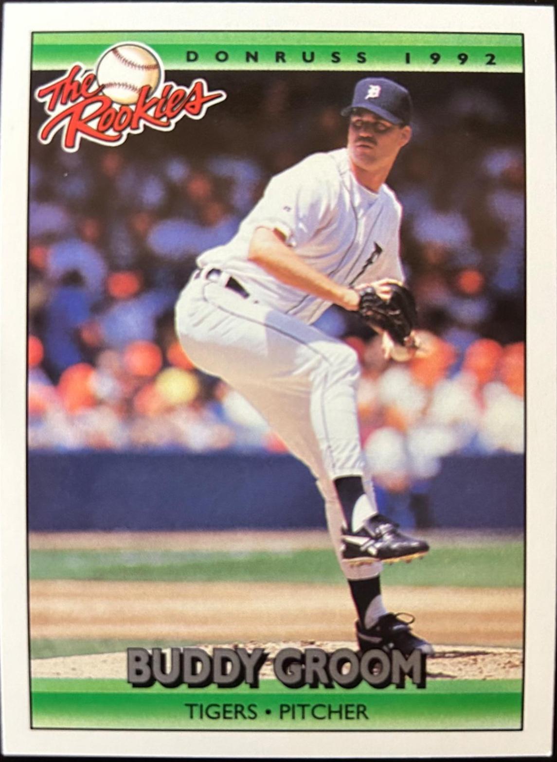 Buddy Groom #44 Baseball Cards 1992 Panini Donruss Rookies