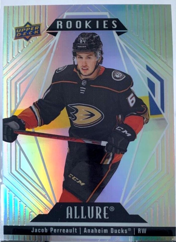 Jacob Perreault #133 Hockey Cards 2022 Upper Deck Allure