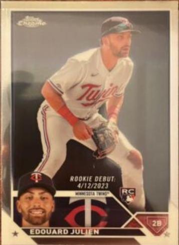 Edouard Julien #USC141 Baseball Cards 2023 Topps Chrome Update