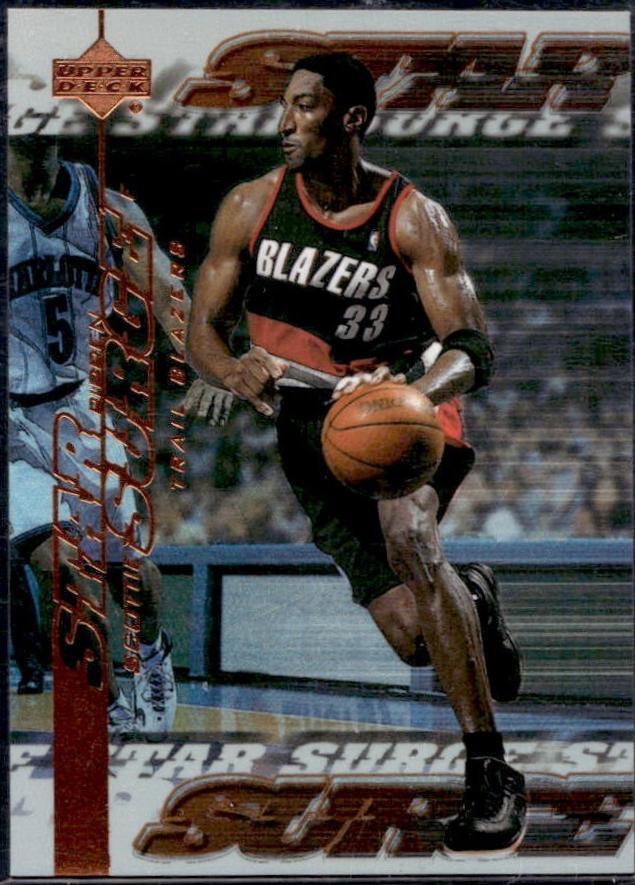 Scottie Pippen #S8 Basketball Cards 1999 Upper Deck Star Surge