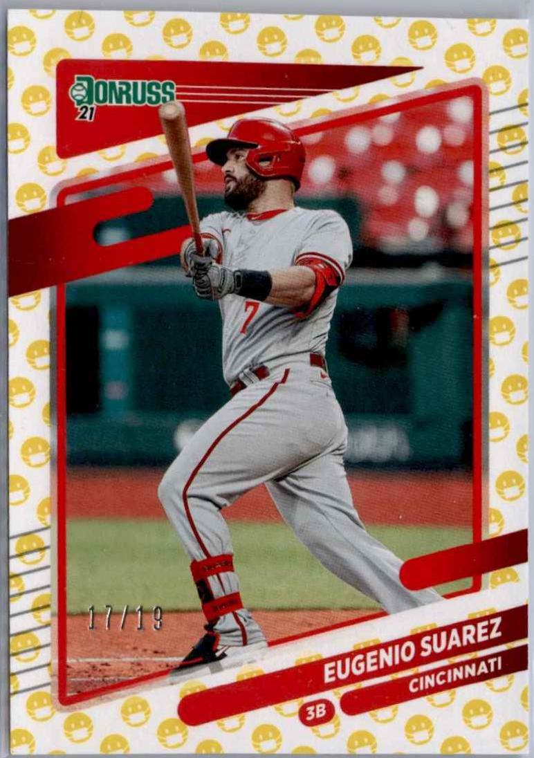 Eugenio Suarez [Mask Emoji] #194 Prices | 2021 Panini Donruss ...