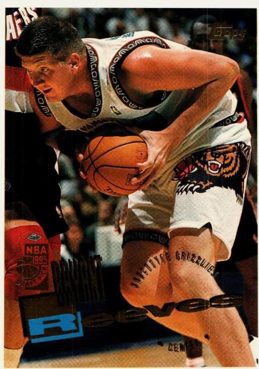Bryant Reeves #202 Basketball Cards 1995 Topps