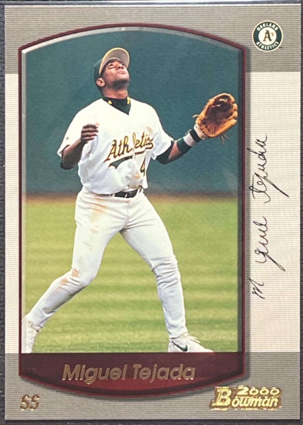 Miguel Tejada #19 Baseball Cards 2000 Bowman