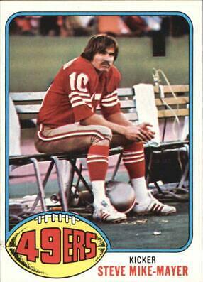 Steve Mike Mayer #58 Football Cards 1976 Topps