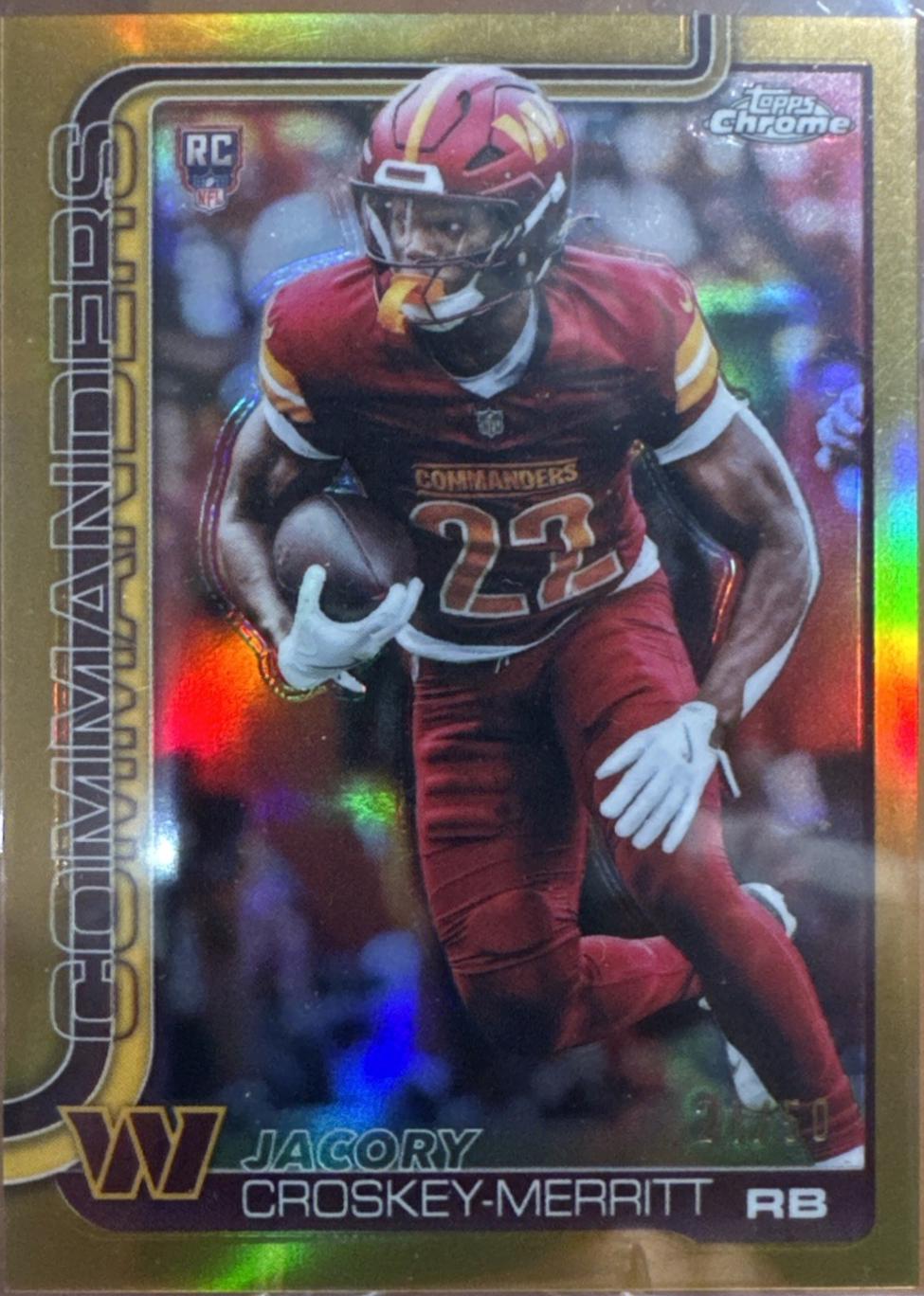 Jacory Croskey-Merritt [Gold Refractor] #387