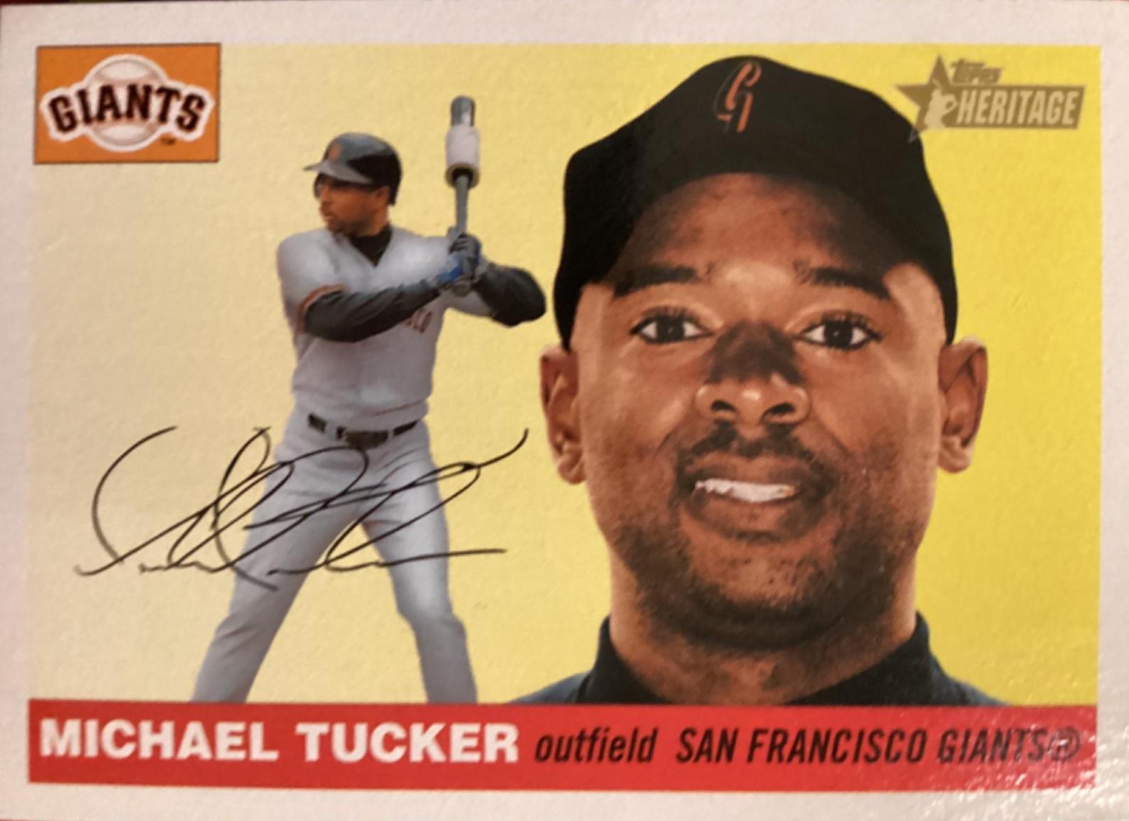 Michael Tucker #72 Baseball Cards 2004 Topps Heritage