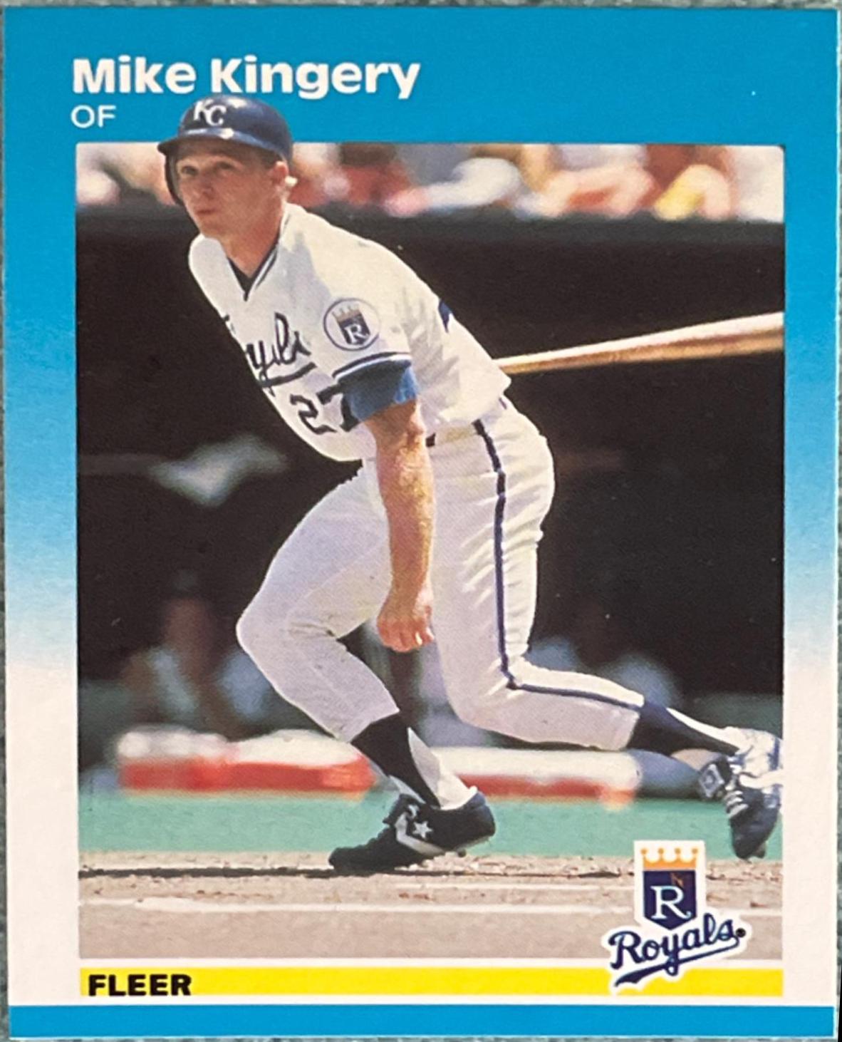 Mike Kingery #371 Baseball Cards 1987 Fleer