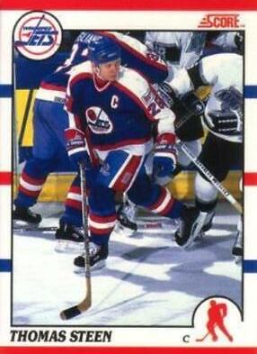 Thomas Steen #14 Hockey Cards 1990 Score Canadian