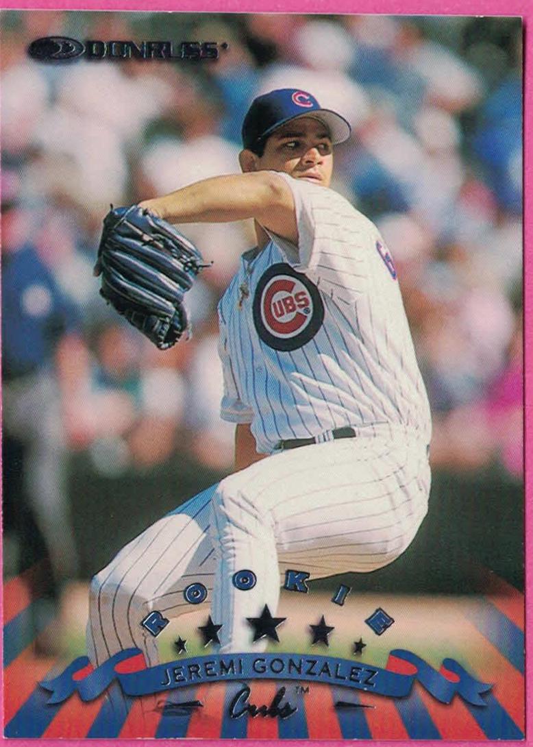 JEREMI GONZALEZ #291 Baseball Cards 1998 Donruss