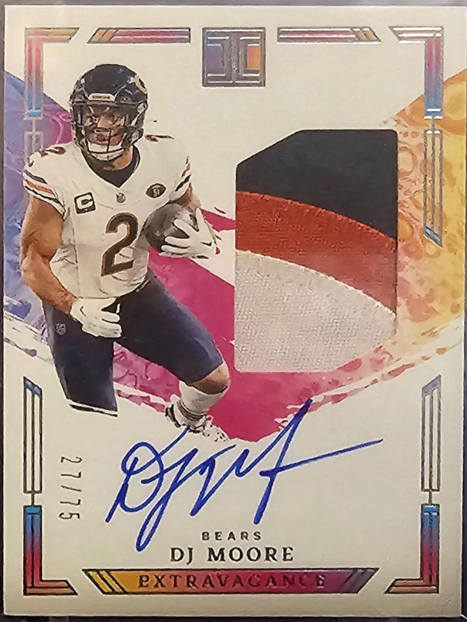 NFL カード D.J. Moore 直筆サイン RC panini football 現 シカゴ