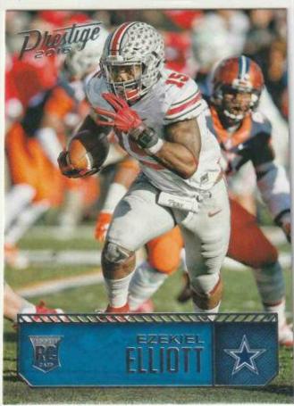 Ezekiel Elliott #217 Football Cards 2016 Panini Prestige