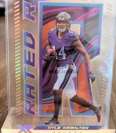 Kyle Hamilton #RR-24 Football Cards 2022 Panini XR Rated R