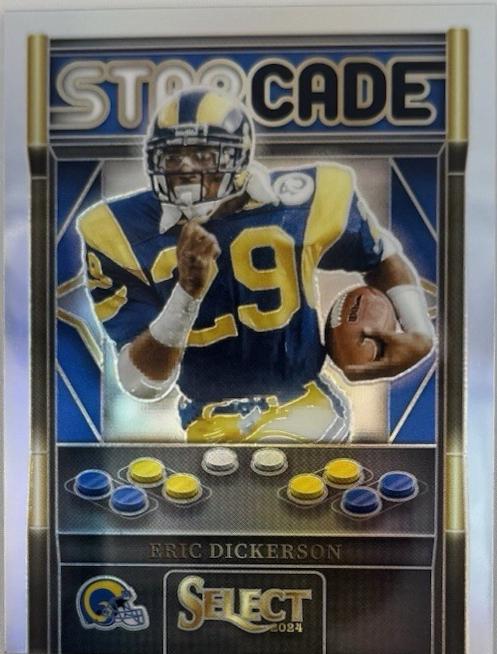 Eric Dickerson #5 Football Cards 2024 Panini Select Starcade