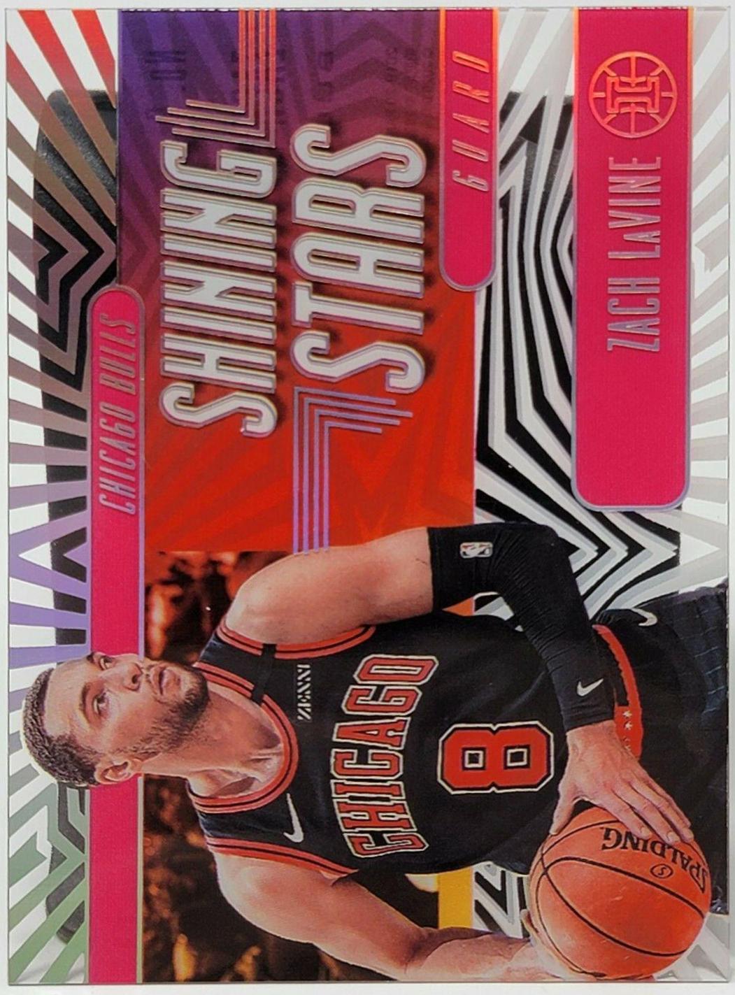 Zach LaVine #8 Basketball Cards 2019 Panini Illusions Shining Stars