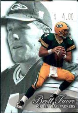 Brett Favre #13 Football Cards 1999 Flair Showcase
