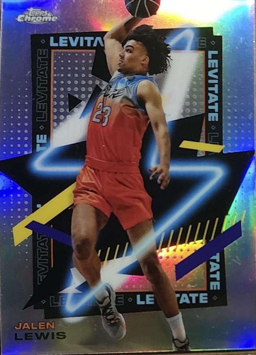 Jalen Lewis #Lev-8 Basketball Cards 2021 Topps Chrome OTE Overtime Elite Levitate