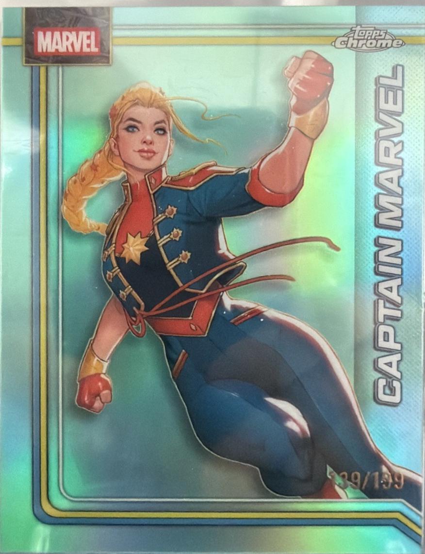 Captain Marvel Aqua Refractor
