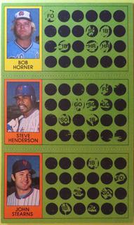 Bob Horner, John Stearns, Steve Henderson