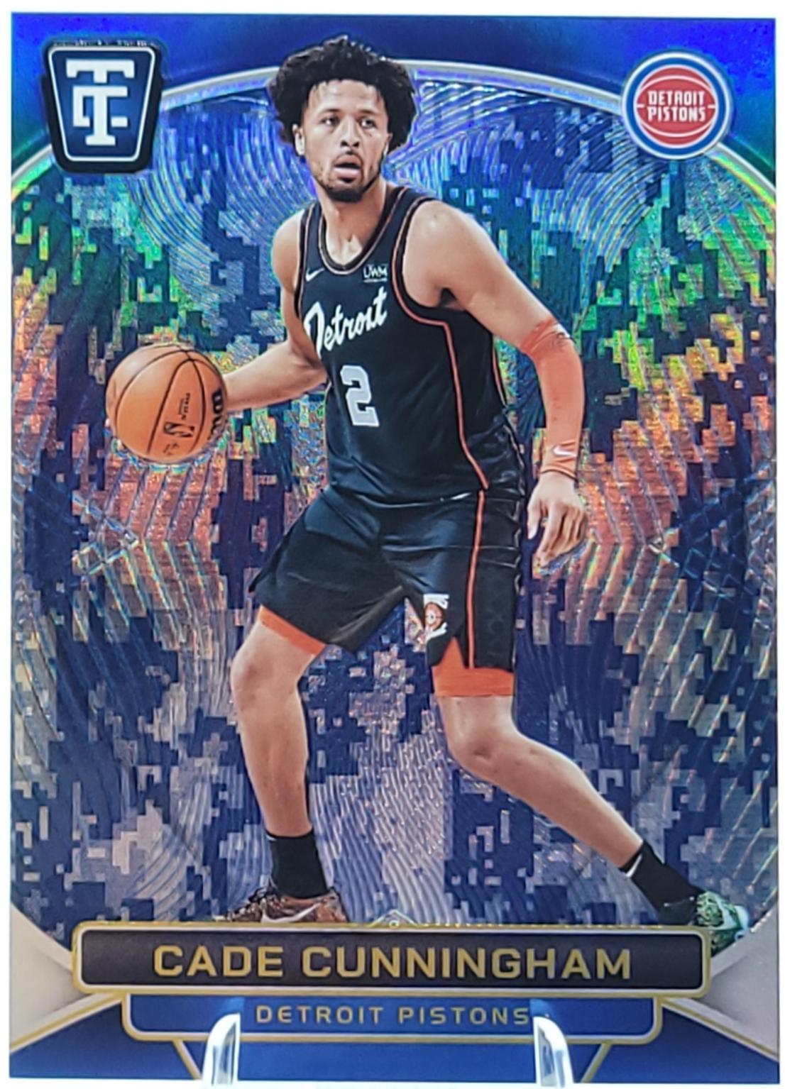 Cade Cunningham [Blue Camo Platinum Mirror] #39 Prices | 2024 Panini ...