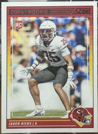 Jaden Hicks #362 Football Cards 2024 Panini Score