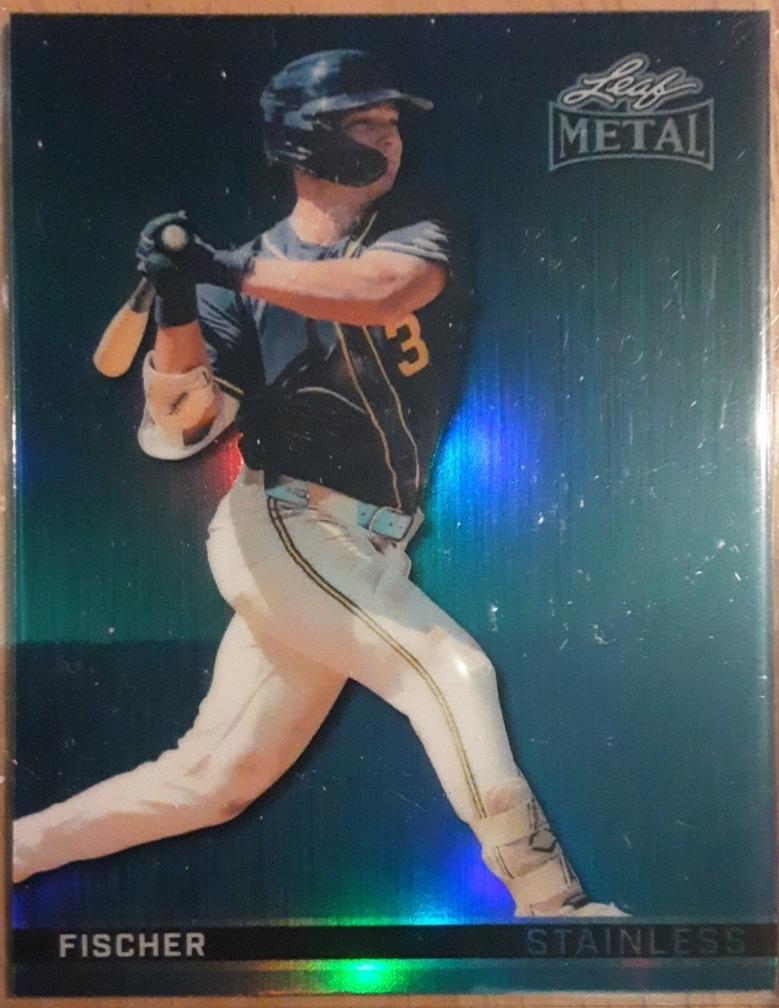 Andrew Fischer #SB-4 2026 Leaf Metal Stainless Baseball