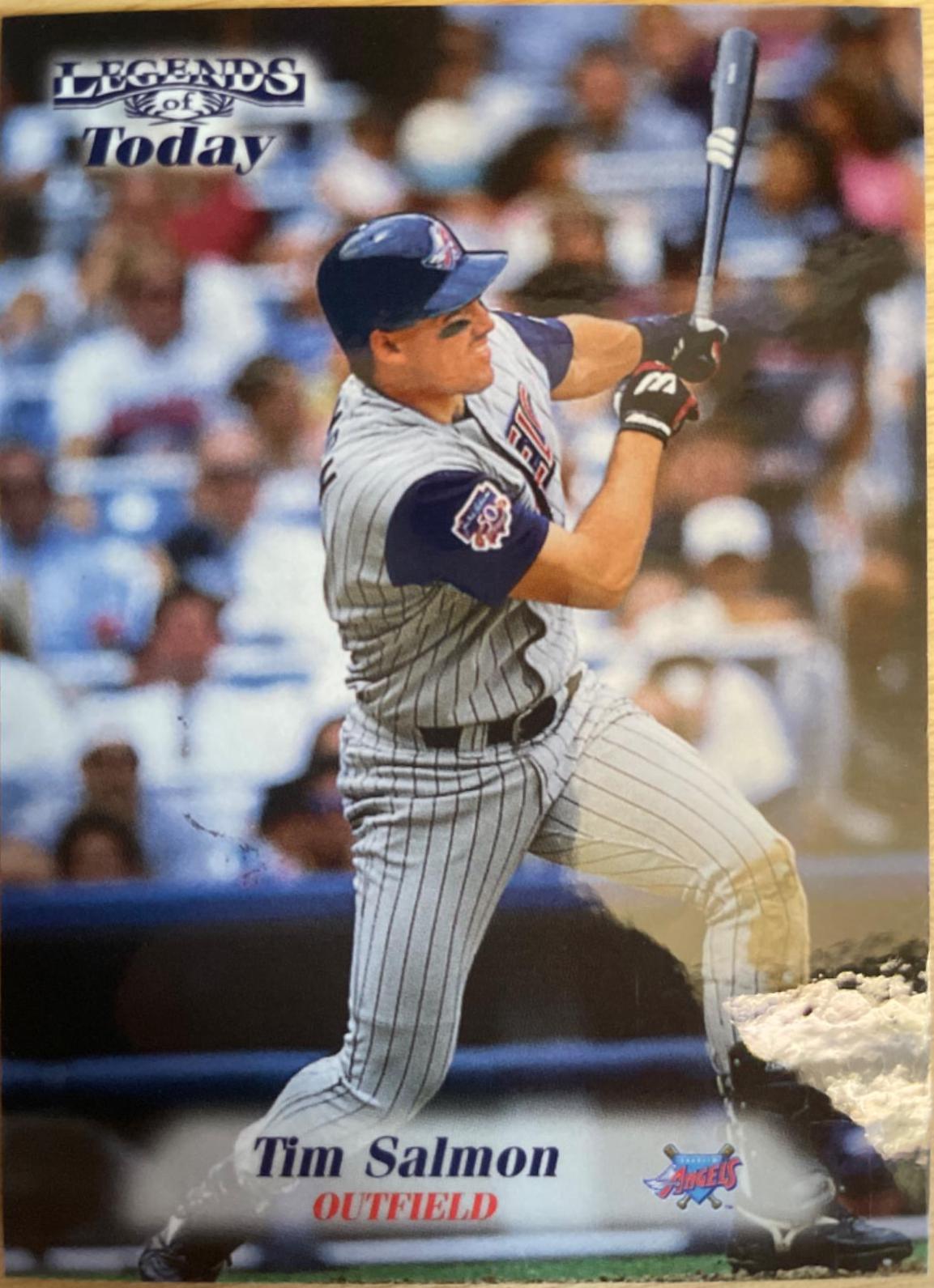 Tim Salmon #129 1998 Sports Illustrated Then and Now Baseball