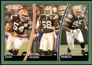 Andra Davis, D'Qwell Jackson, Kamerion Wimbley