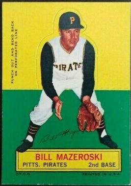 Bill Mazeroski Baseball Cards 1964 Topps Stand Up