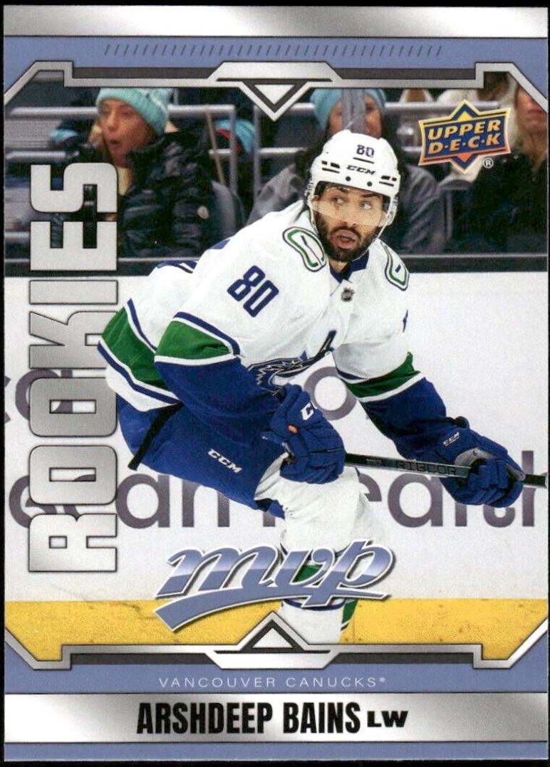 Arshdeep Bains #242 Hockey Cards 2024 Upper Deck MVP