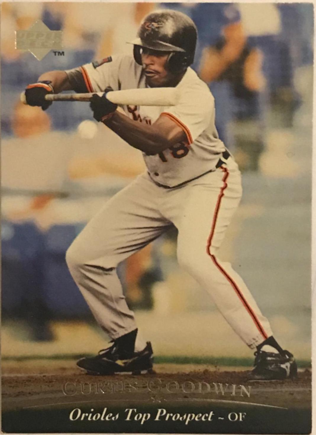 Curtis Goodwin #58 Baseball Cards 1994 Upper Deck Top Prospects