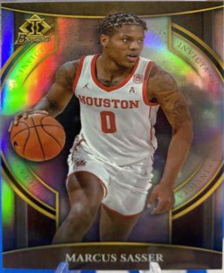Marcus Sasser #BI-18 Basketball Cards 2022 Bowman Chrome University Invicta