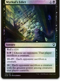 Myrkul's Edict
