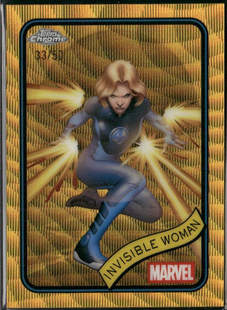 Invisible Woman Gold Wave Refractor