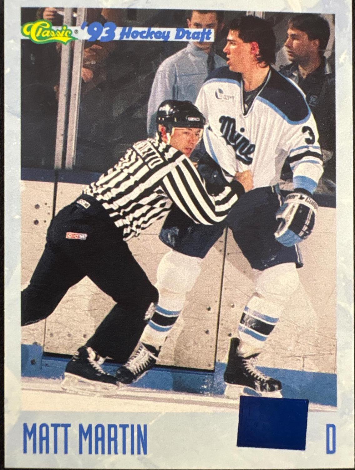 Matt Martin #57 1993 Classic Draft Hockey