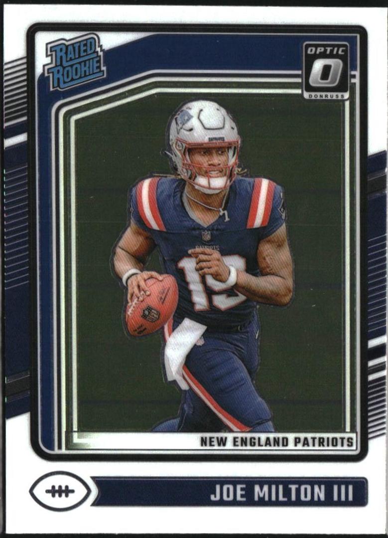 Joe Milton III #255 Football Cards 2024 Panini Donruss Optic