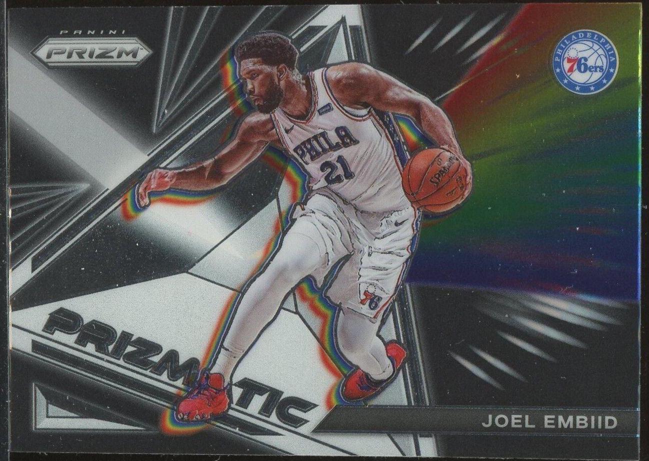 Joel Embiid #2 Basketball Cards 2021 Panini Prizm Prizmatic