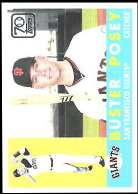 Buster Posey #70YT-10 Baseball Cards 2021 Topps 70 Years of Baseball