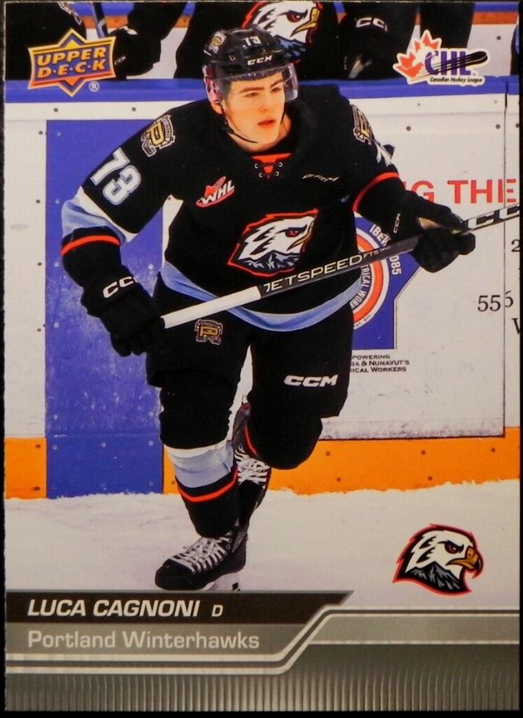 Luca Cagnoni #178 2023 Upper Deck Chl Hockey