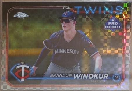 Brandon Winokur #PDC-116 Baseball Cards 2024 Topps Pro Debut Chrome Autograph