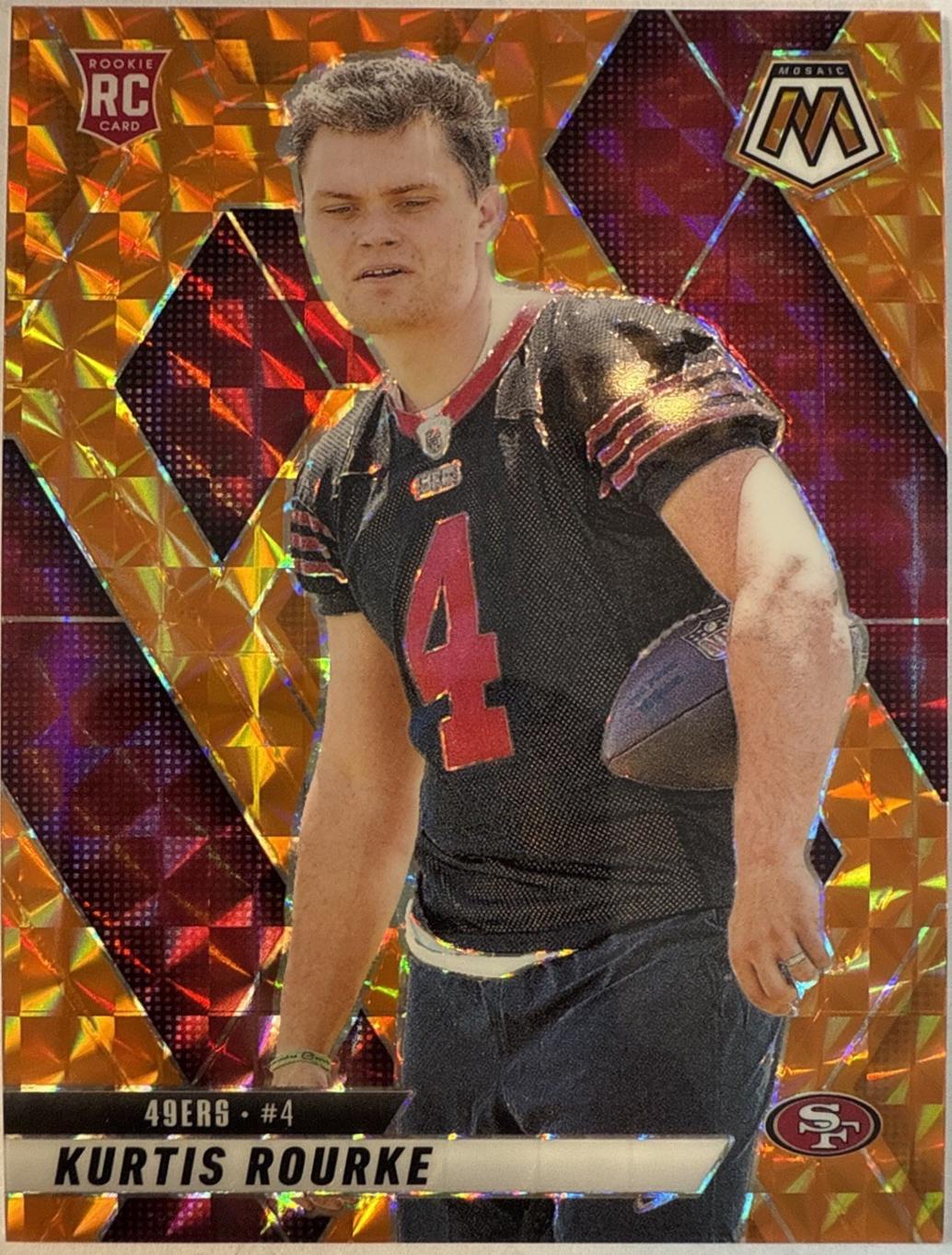 Kurtis Rourke [Mosaic Orange] #368 Prices | 2025 Panini Mosaic ...