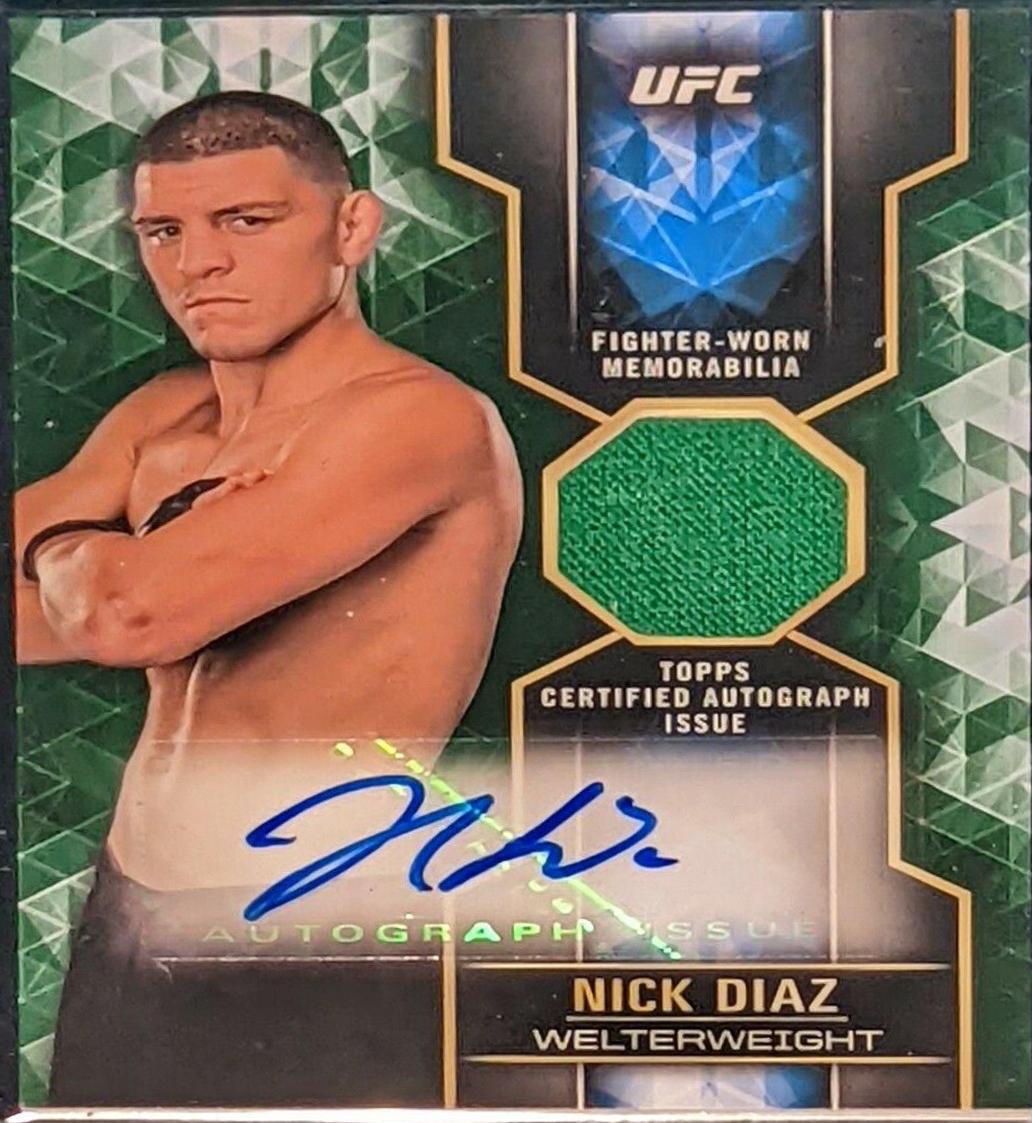 Nick Diaz #KA-NDI Ufc Cards 2017 Topps UFC Knockout Autographs