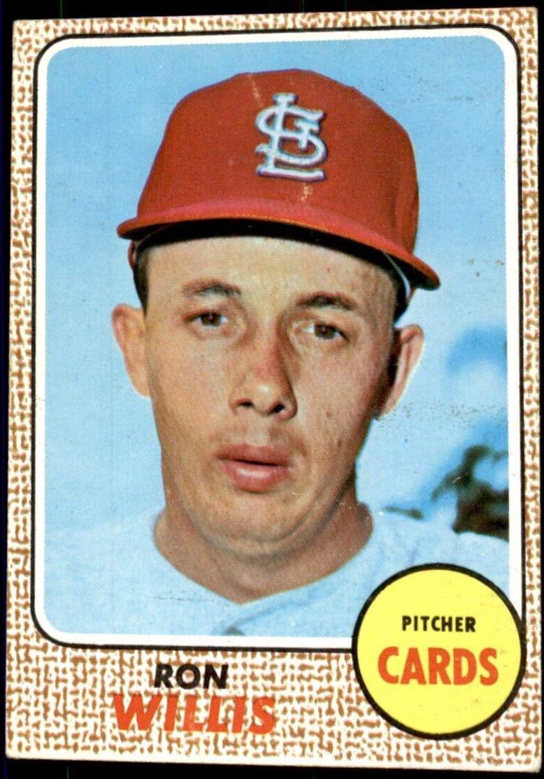 Ron Willis #68 Baseball Cards 1968 Topps Milton Bradley