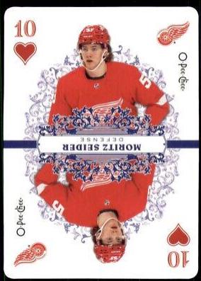 Moritz Seider #10 Hockey Cards 2022 O Pee Chee Playing Cards