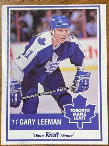 Gary Leeman #27 Hockey Cards 1990 Kraft