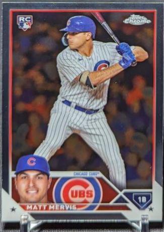 Matt Mervis #USC112 Baseball Cards 2023 Topps Chrome Update