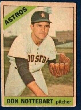 Don Nottebart #21 Baseball Cards 1966 Venezuela Topps